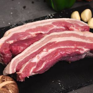 [국내산 1등급 돼지] 냉장 삼겹살(수육용) 500g+500g (총1kg 내외)