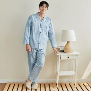 [알콩단잠]쥬니어잠옷 에펠 순면 긴팔 키즈 홈웨어 파자마세트 국내생산 실내복