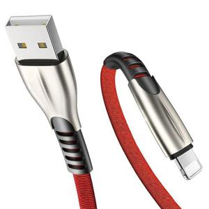 로건 메탈 아이언 아이폰 호환 고속충전 케이블 1M [W4F84E2]