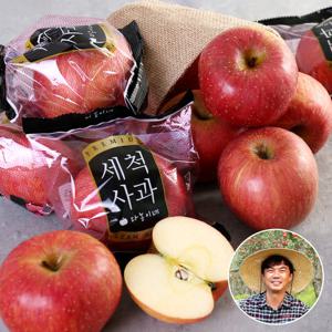 [산지장터]경북 안동 김권수님의 세척 보조개 사과 3kg 18과내