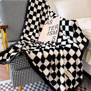 체크체크무릎담요 극세사 어깨담요 무릎 숄 담요 (WD1C4FF)