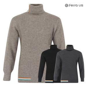 보스케 남자 봄 가을 골프 목폴라 긴팔 니트 티셔츠 T190938