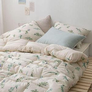 광목이불세트 내추럴 광목 순면 이불베개세트 SS 베이지 사계절 슈퍼싱글이불 HWCE225E