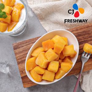 [CJ프레시웨이] 이츠웰 달콤한 아이스 골드 망고다이스 1kg 4개/베트남산