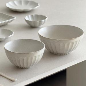 니코트 라플레르 1인 밥공기, 국그릇 세트 MADE IN JAPAN