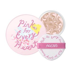[AGE 20S X 사키] 디오리진 에센스 팩트 핑크 포 에브리 하트 에디션 (본품+리필1개)