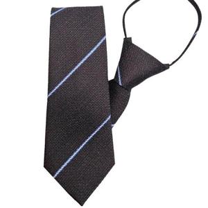 [엘르옴므][ELLE HOMME] 엘르옴므 실크 자동/지퍼 넥타이 - 젠틀 브라운 7cm