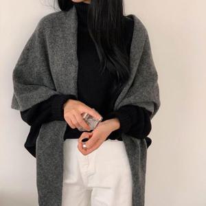 숄머플러 울 삼각 니트 목도리 어깨숄 여성 겨울 머플 (WFG8JXP)