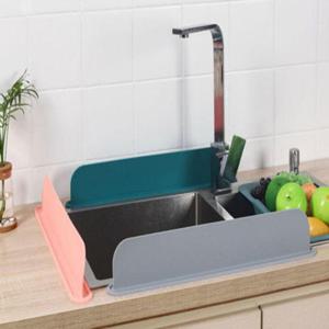 실리콘물막이 싱크대 실리콘 물막이 1P 탈부착 물튀김방지 가림막