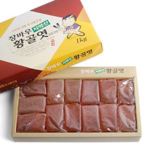 장바우 치악산 황골엿 갱엿(조각) 1kg