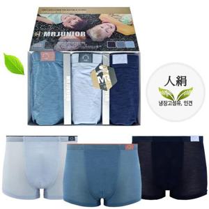 [제이투와이]중학생 남자학생 여름팬티 사각팬티 올리인견드로즈 3매