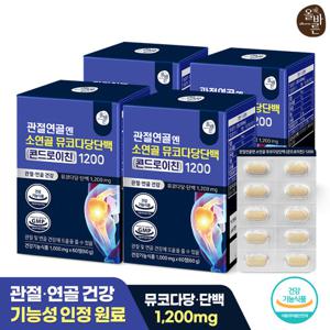 [임직원]올바른 관절연골엔 소연골 뮤코다당단백 (콘드로이친) 1200 60정 4박스