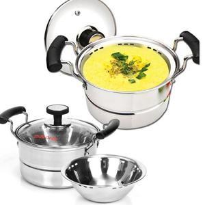 키친아트 계란 찜기 스텐냄비 계란찜 스팀 냄비 16cm