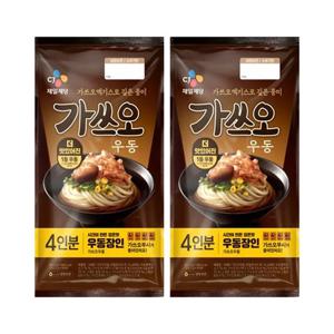 [CJ]가쓰오우동 (4인) 933g x2개