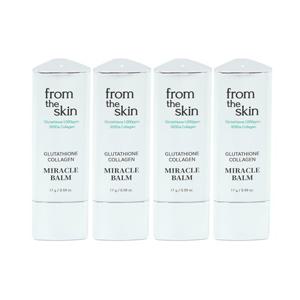 프롬더스킨 글루타치온 콜라겐 미라클 밤 17g 4개