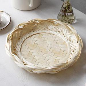 다용도 대나무 채반 3P 나무 소쿠리 주방 생활 소품