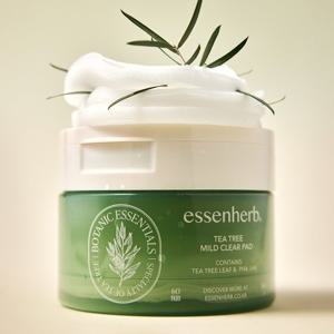 에센허브 티트리 마일드 클리어 토너 패드 60매(160g)