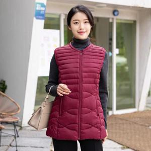 엄마옷 웰론 하프 패딩 조끼 VE515753 중년여성의류/60대/70대/마담/빅사이즈/할머니옷