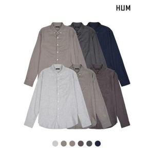 [흄]남) 플란넬 솔리드 버튼다운 셔츠(FHOFCSL101P)