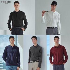 [몽크로스]25FW 기능성 양면 기모 카라티 5종, 남성