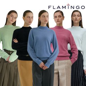 [후라밍고] 25FW 윈터 페더얀 클라우드 눈꽃 니트 3종