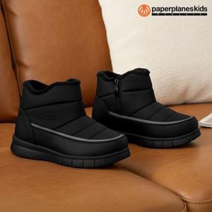 [페이퍼플레인키즈]PK8244 아동 키즈 주니어 초등 남아 여아 방한 앵클 신발 숏 패딩 부츠 겨울 기모 어..