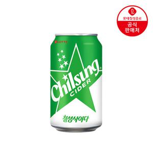 [롯데칠성] 칠성사이다 350ml x 24캔