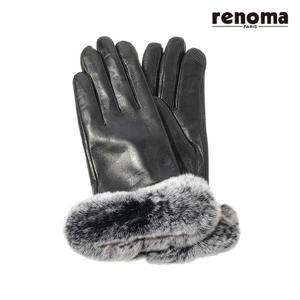 [레노마]스마트터치 렉스리본 여성가죽장갑 RU-22907