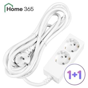 [홈365] 1+1 국산 일반 멀티탭 2구 5M / 접지형 16A 멀티콘센트