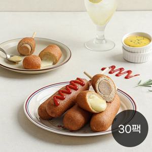 [다신샵] 통밀반죽 모짜렐라 반반 핫도그 30팩 / 닭가슴살 소시지&통모짜렐라 치즈