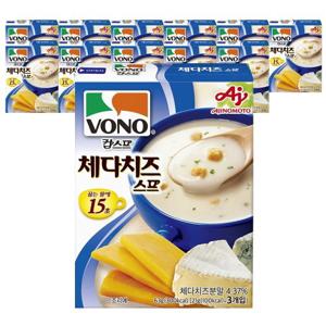 [보노] 컵 스프 체다치즈 스프 63g x 12개