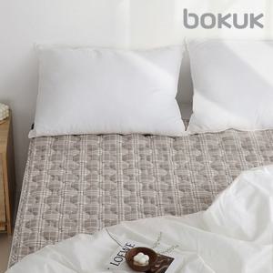 보국 전기요 1인용 전기매트 전기장판 침대 캠핑 커피브라운 싱글 전기요