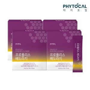 [파이토컬] 프로폴리스 배도라지스틱 (10g x 15포) x 4세트 / 총60포