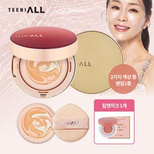 (견미리팩트) 티니올 크리미 팩트 홀리데이에디션 (본품1개+리필1개+립앤치크1개)(색상랜덤발송)