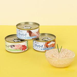 한캔뚝딱 프리미엄 영양특식 고양이캔 치킨 베스트 3종 콤보(85g x24개)