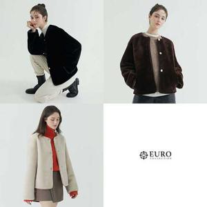 [역시즌초특가][EURO] 트리오페 리얼 무스탕 자켓