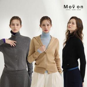 [신세계]모브온 25FW 하이넥 풀오버 가디건 3종 (25FW 최신상)