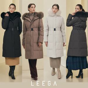 [리가]25FW 풀스킨 밍크 래빗 콤비 폭스퍼 구스다운