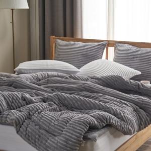 지베딩 코트니 착번아웃 극세사 겨울 차렵 이불베개세트 퀸(Q)