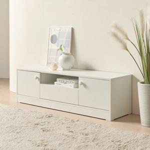 (착불) 로코 티비다이 낮은거실장 선반 장식장 거실서랍장 도어형 1200 TV장