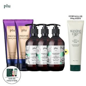 [플루] 프레스티지 테라피 바디스크럽 180gx2개+스크럽워시 500gx3개(+리프에이 바디스크럽/사은품 증정)