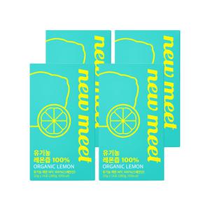 뉴밋 유기농 레몬즙 100% NFC 리얼착즙 레몬수 4박스(56포)