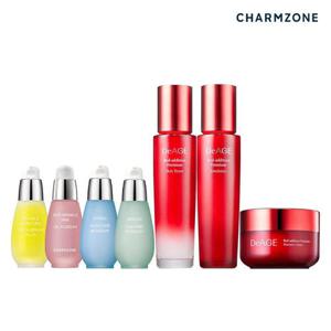 참존 디에이지 레드에디션 프리미엄 7종세트(스킨+에멀전+크림+세럼4)+쇼핑백