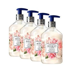 [부케가르니]부케가르니 딥 퍼퓸 샴푸 로즈가든향 500ml x4개