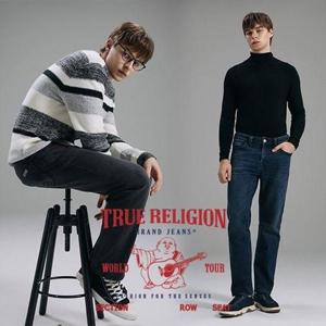 [트루릴리전]트루릴리젼 25FW 최신상 라이크라 기모 데님 팬츠 2종, 남성