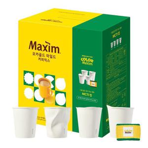 갤러리아_맥심 모카골드 커피믹스 200T+MCTI컵 4종 중 1개 랜덤증정