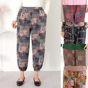 [엄마옷 로즈맘] 민조꽃기모밴딩바지