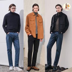 ★소프트기모 3종세트★ACP 남성 스트레치 일자핏 데님팬츠 3종