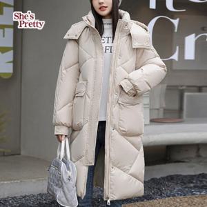 [쉬즈프리티] ★일주일단독특가/HOT핫신상★ 레코빅포켓웜패딩코트 L까지_여성패딩코트