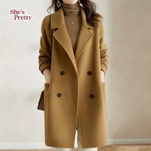 [쉬즈프리티] 콘스더블모직코트 L까지_여성코트